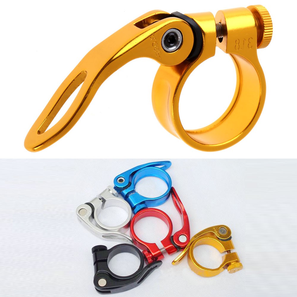 Klem Clamp Tiang Sadel Sepeda Gunung 31 8mm Bahan Alloy Klem Clamp Tiang Sadel Sepeda Gunung 31 8mm Bahan Alloy