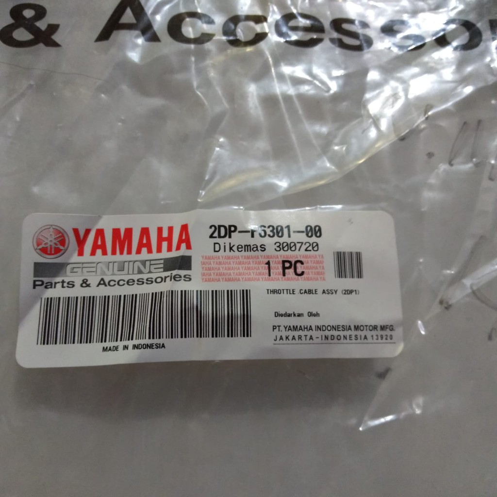 Kabel Gas Throttle Cable Yamaha N Max NMax 2DP F6301 00