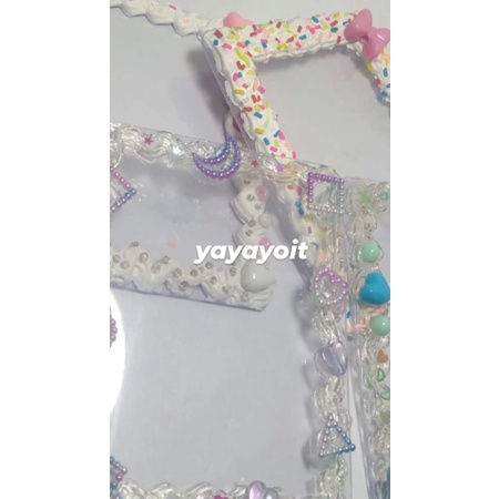 toploader cream deco/custom toploader deco