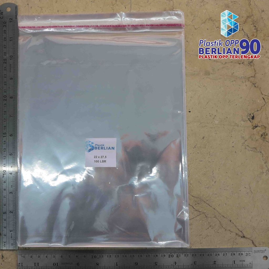 

Plastik Opp 22x27,5 cm Plastik Opp Seal Plastik Opp Lem Plastik Bening Tebal 20 Micron