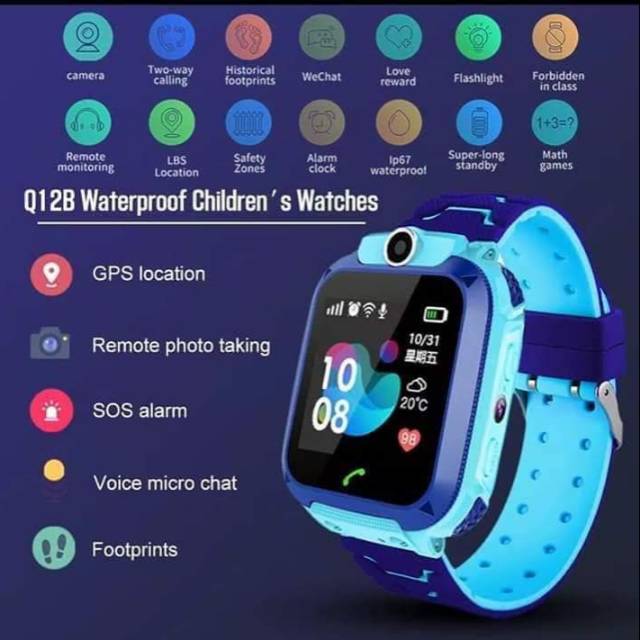 SMARTWATCH ANAK ANTI HILANG, Jam tangan hp , jam tangan anti air