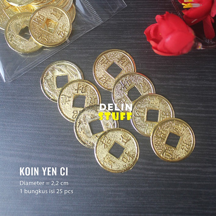 Koin Yenci Yen Ci Yuan Yuanci Sudut Lemari isi 25 pcs (2302310)