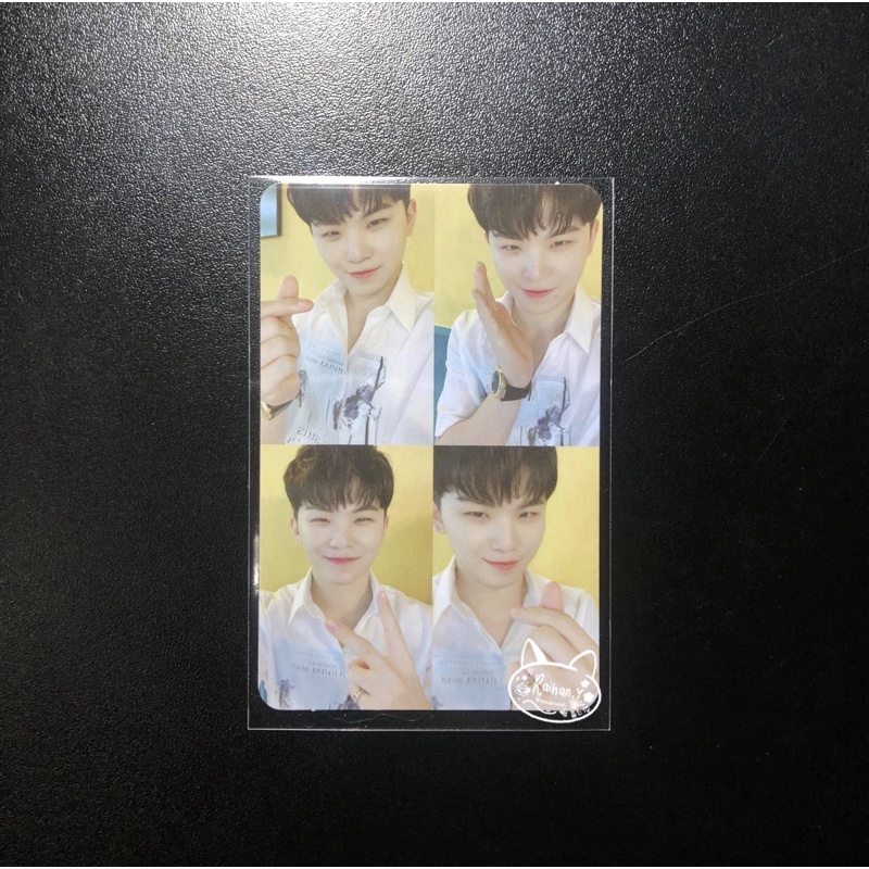 PHOTOCARD GRID WOOZI UJI SEVENTEEN SVT OFFICIAL PC HENGGARAE NET