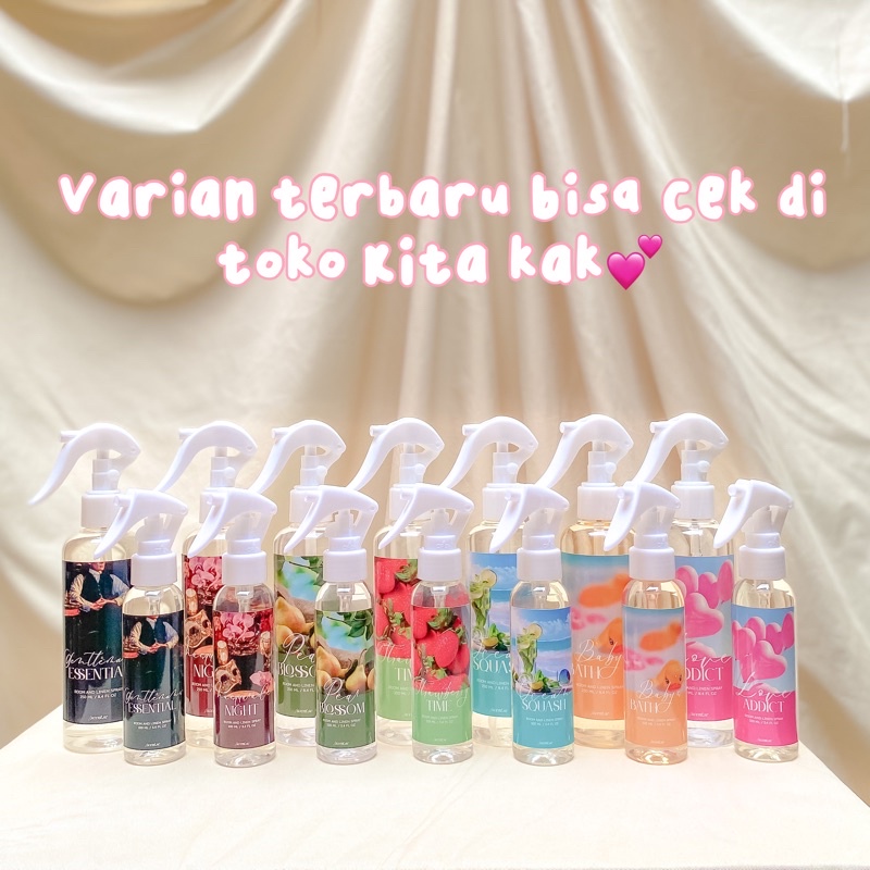 Room and Linen Spray 250ml, Pengharum Pakaian dan Ruangan Antibacterial [SCENT/SE.]