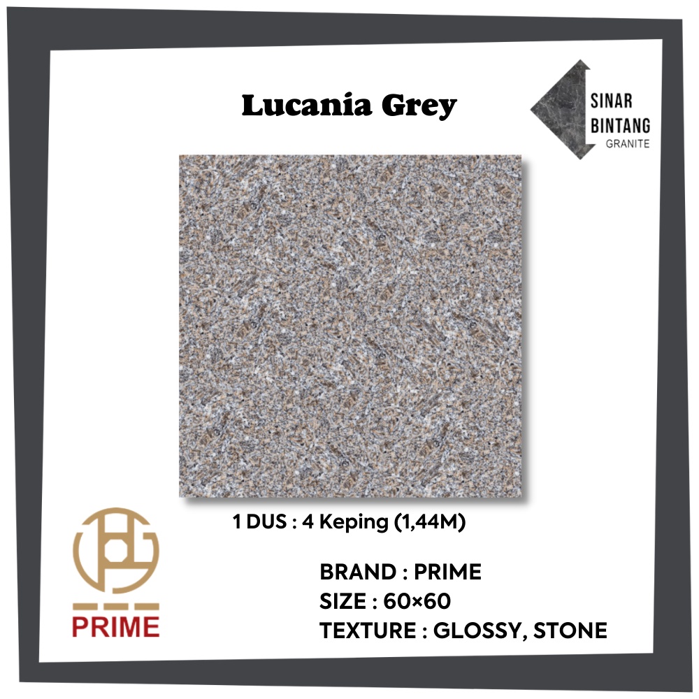Granit 60X60 | Granit Lantai GP Lucania Grey PRIME