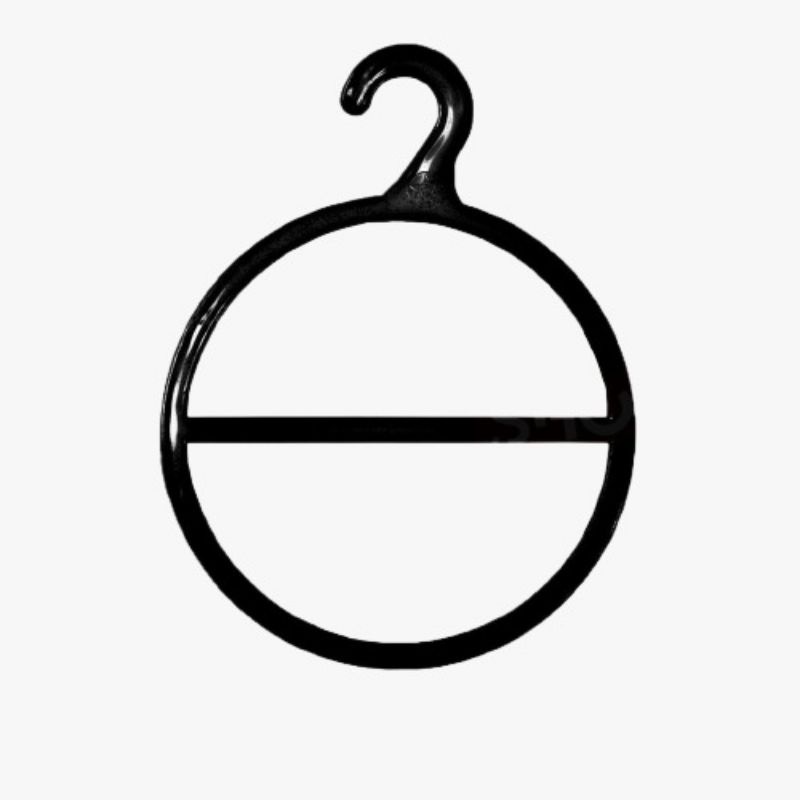 Hanger Hijab Bulat Gantungan Hanger Kerudung Hijab Pashmina Bentuk Bulat