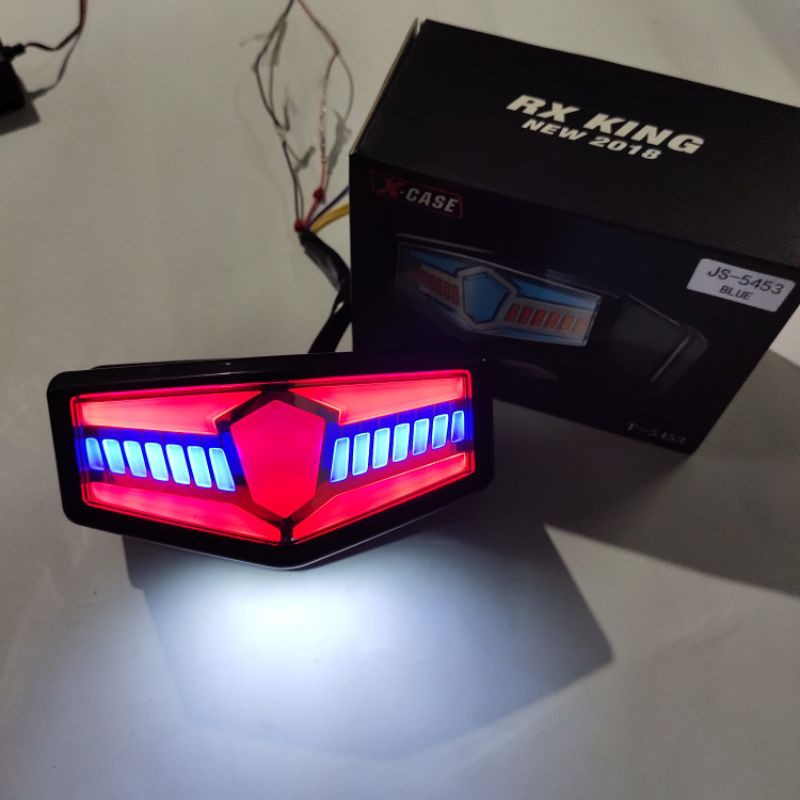 Lampu stop LED RX king new plus sen running jalan