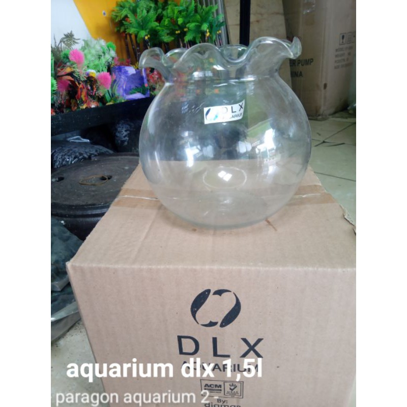 aquarium bulat dlx murah