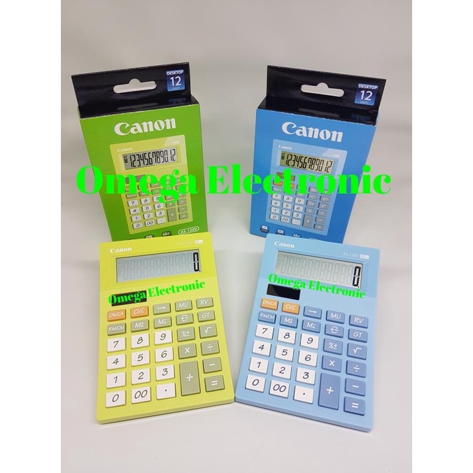 

Canon AS-120V Calculator Desktop Kalkulator Stylish Warna Colorful AS