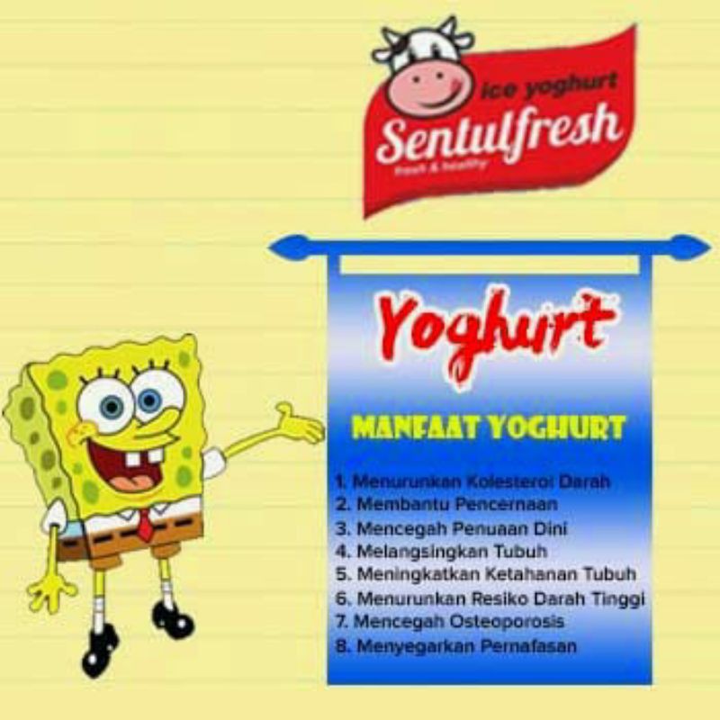 Ice/Es Lilin Yoghurt Sentul Fresh Original