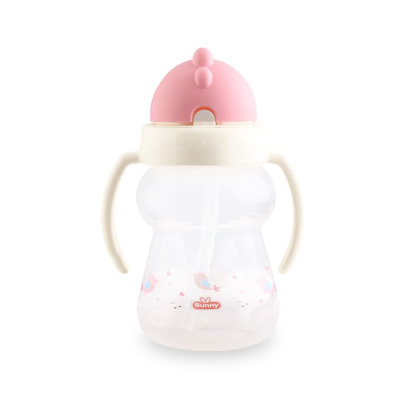 ADG0005 LustyBunny Baby Training Cup Bottle 180 ml | Botol Sedotan Bayi Lusty Bunny