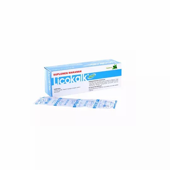 Licocalk Plus 1 Strip ( 10 Butir )