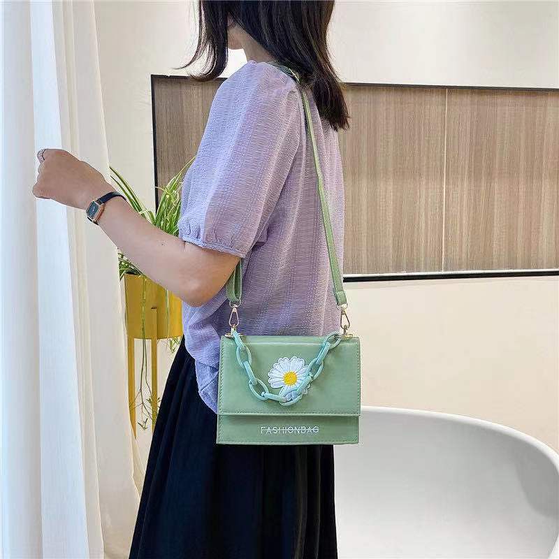 Rowling (Tas-76) SlingBag Wanita Motif Daisy Terbaru Wanita Modis/Tas Cantik Untuk Wanita Simple Casual Dan Mewah