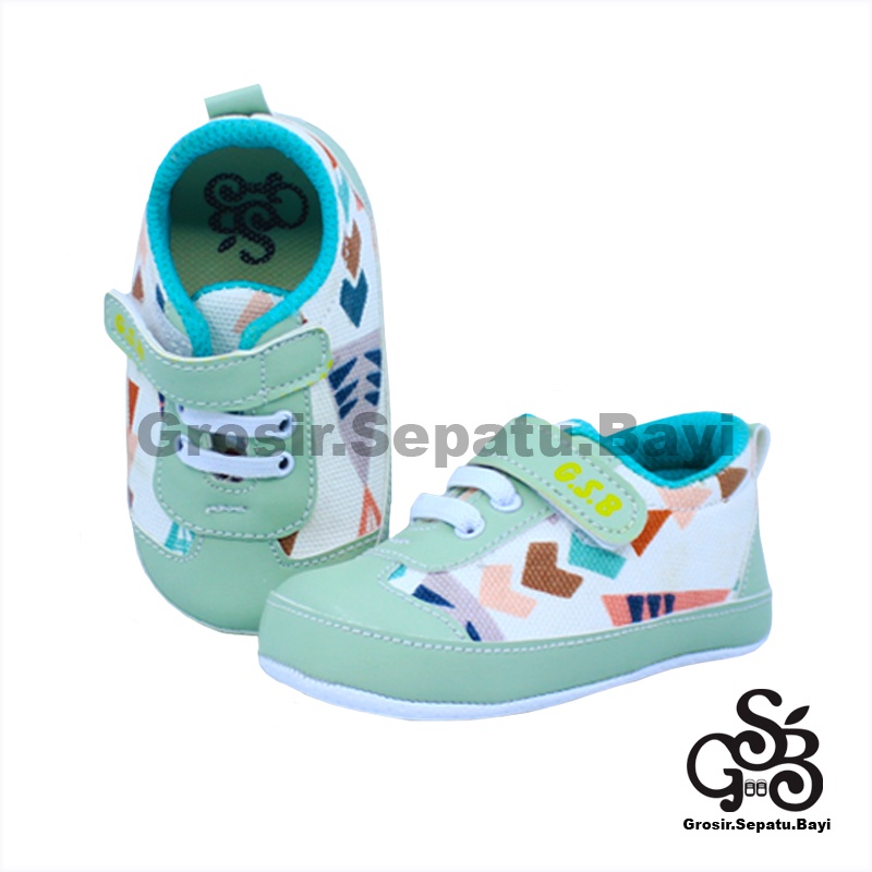 sepatu bayi laki laki perempuan umur 2-14 bulan model Kets Carnival Putih