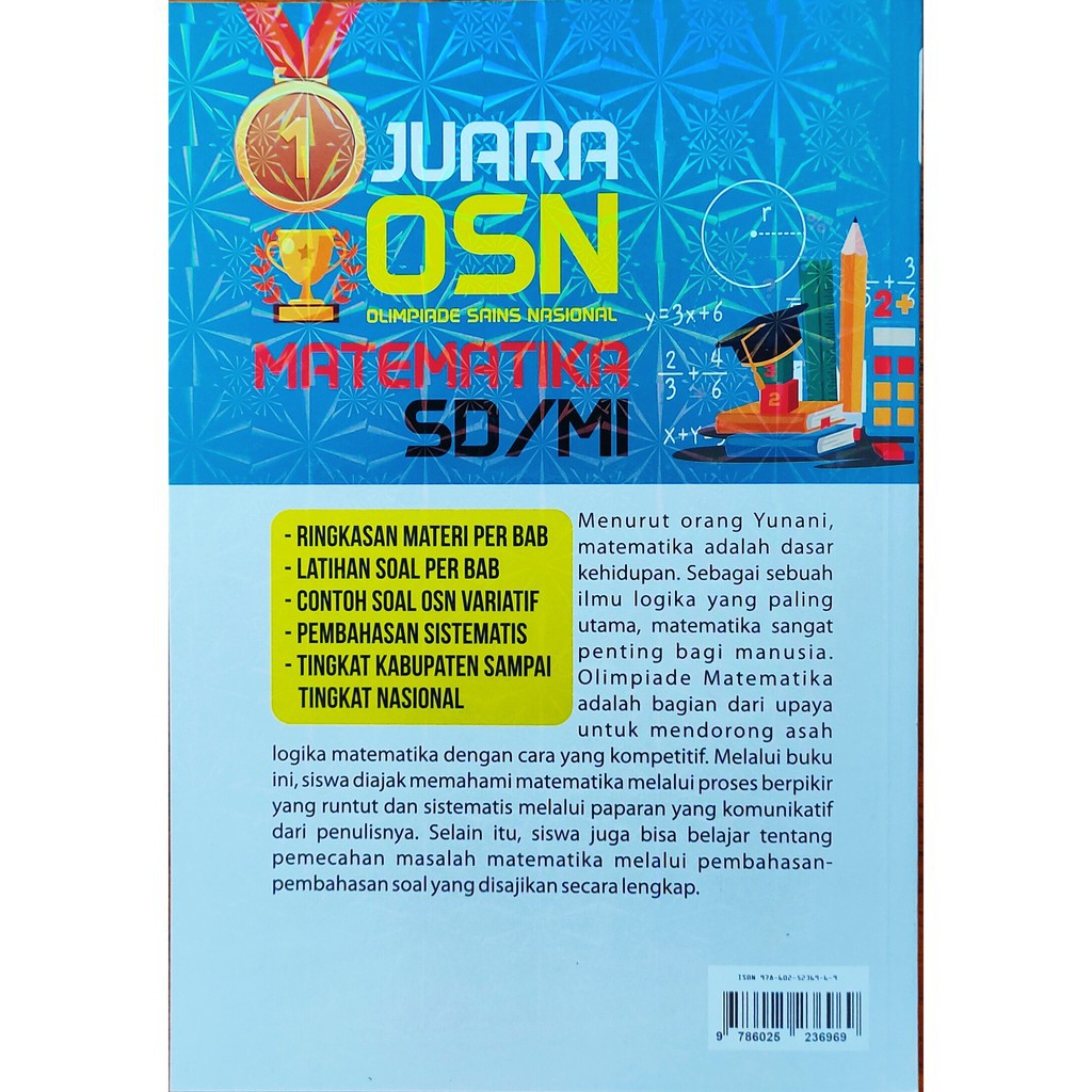 Buku Anak – Buku SD - Buku Juara Olimpiade Sains Nasional Matematika