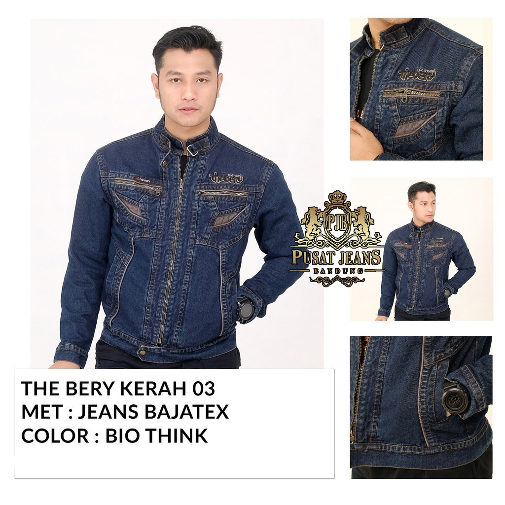 RCL - JAKET PRIA JEANS PRIA THE BERRY ORIGINAL THE BERY SCRUB / SPRAY / SKRAP THEBERY