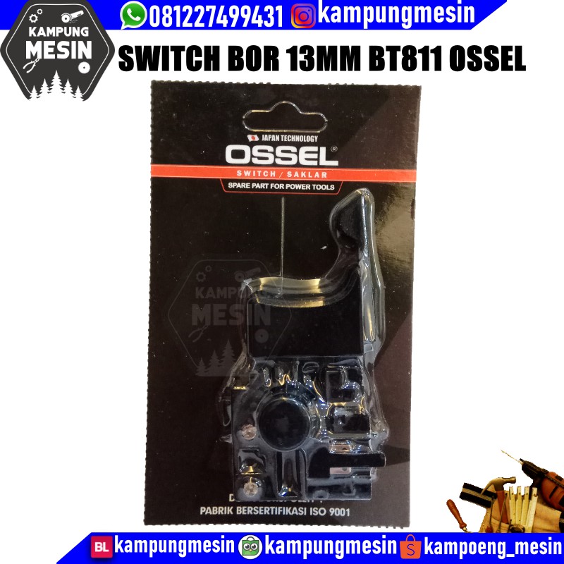 Switch bor 13mm BT811 Saklar  bor 13mm BT811 Skakel  bor 13mm BT811 OSSEL