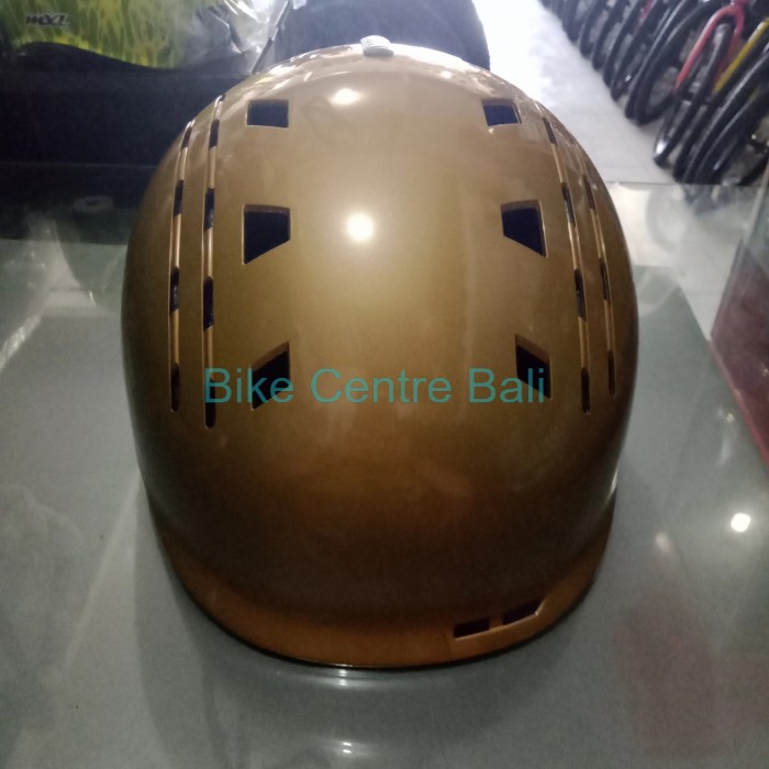 Helm Helmet Sepeda Batok SYTE Gold New