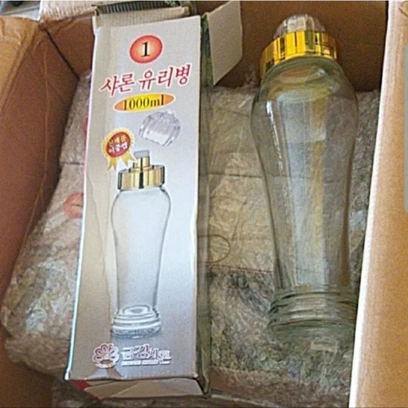 botol ginseng korea 1 liter dan 1.2 liter