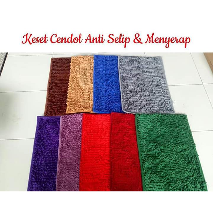 Keset Cendol Microfiber AntiSlip UK 40X60CM PREMIUM