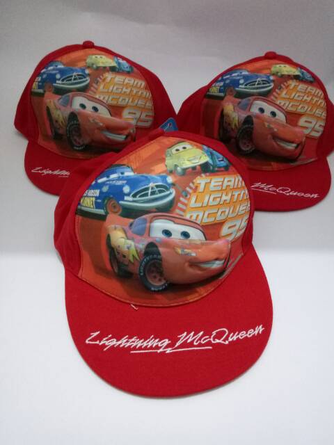 Topi Snapback/Baseball /Topi karakter motif Kartun Minion dan Cars unisex Pria dan wanita