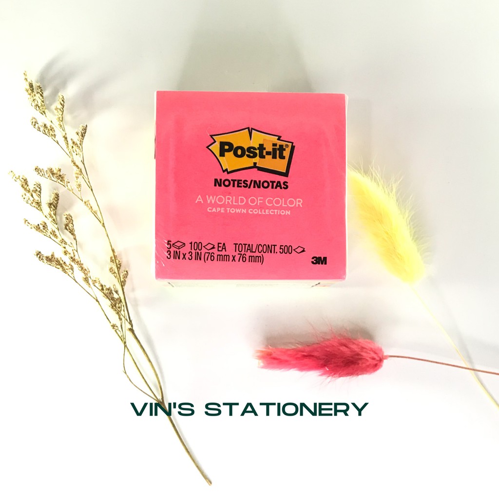 

ORIGINAL STICKY NOTE / POST IT 3M 654 WARNA WARNI PER 1 PACK