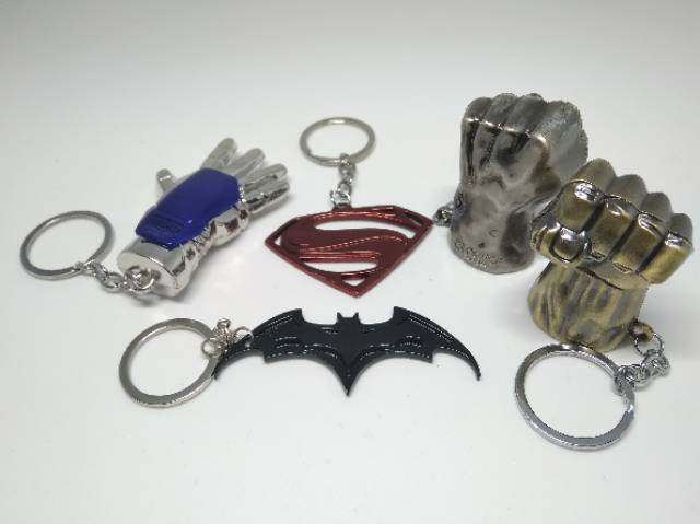 Gantungan Kunci | Keychain | Batman | Hulk | Superman | Ironman