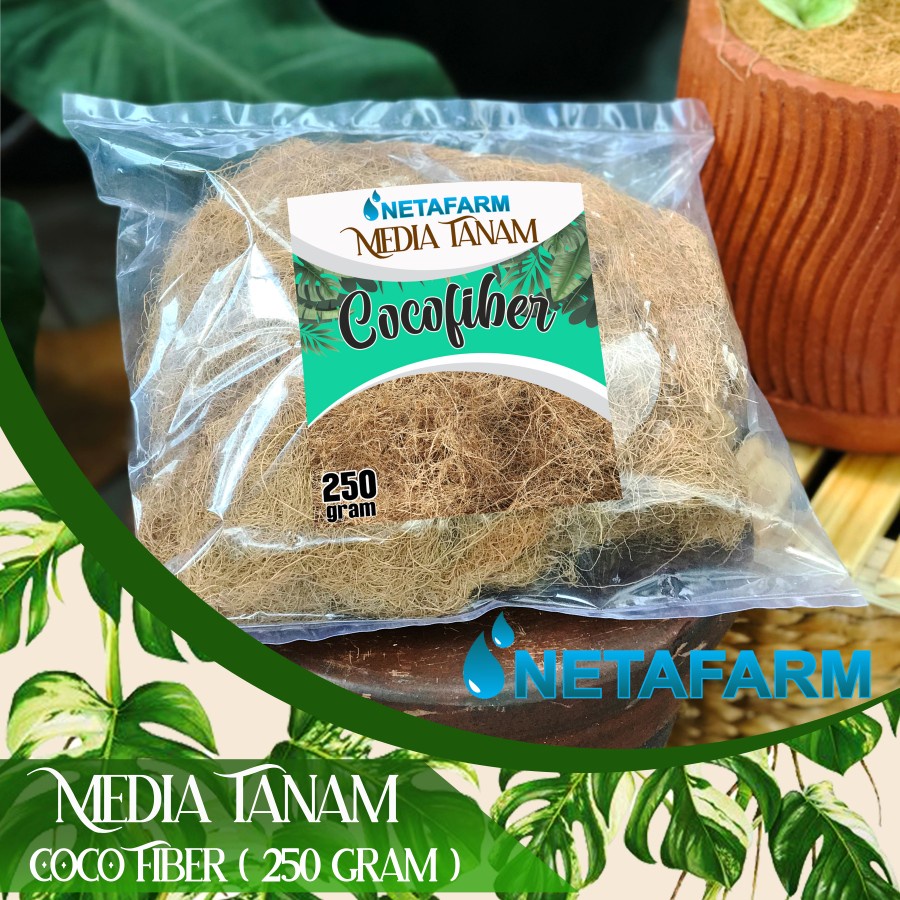 Media Tanam Coco Fiber Cocofiber Serat Sabut Kelapa Grade A 250gr