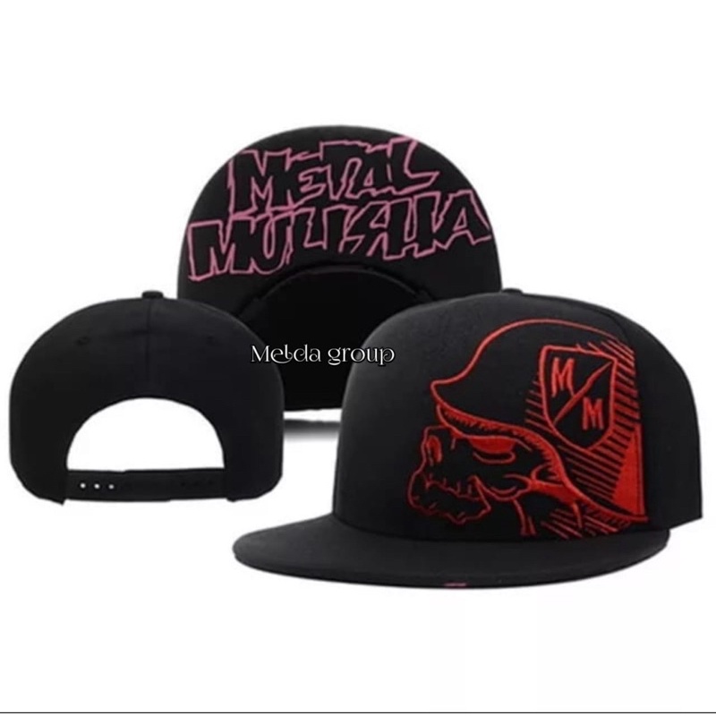 Topi Snapback Caps Metal Mulisma Distro Original Visor Printing Topi Snpabck Pria Wanita Termurah