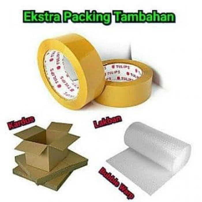 

Ready Stock Tambahan Packing Aman [Kardus Bubble Wrap Fragile]