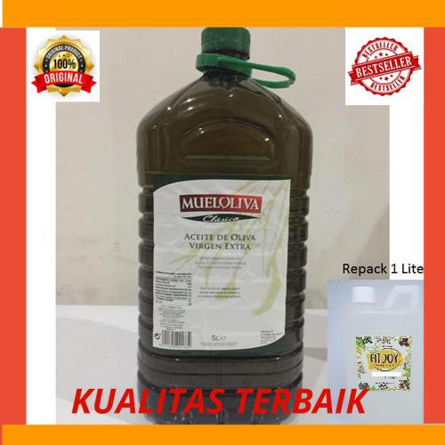 

New MUELOLIVA EXTRA VIRGIN OIL 1 LITER / MINYAK ZAITUN 1 L