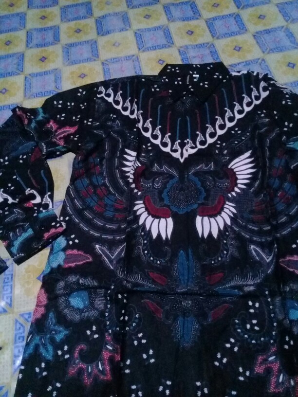 Kemeja Batik Pria Lengan Panjang Size M L Xl Xxl Bswart