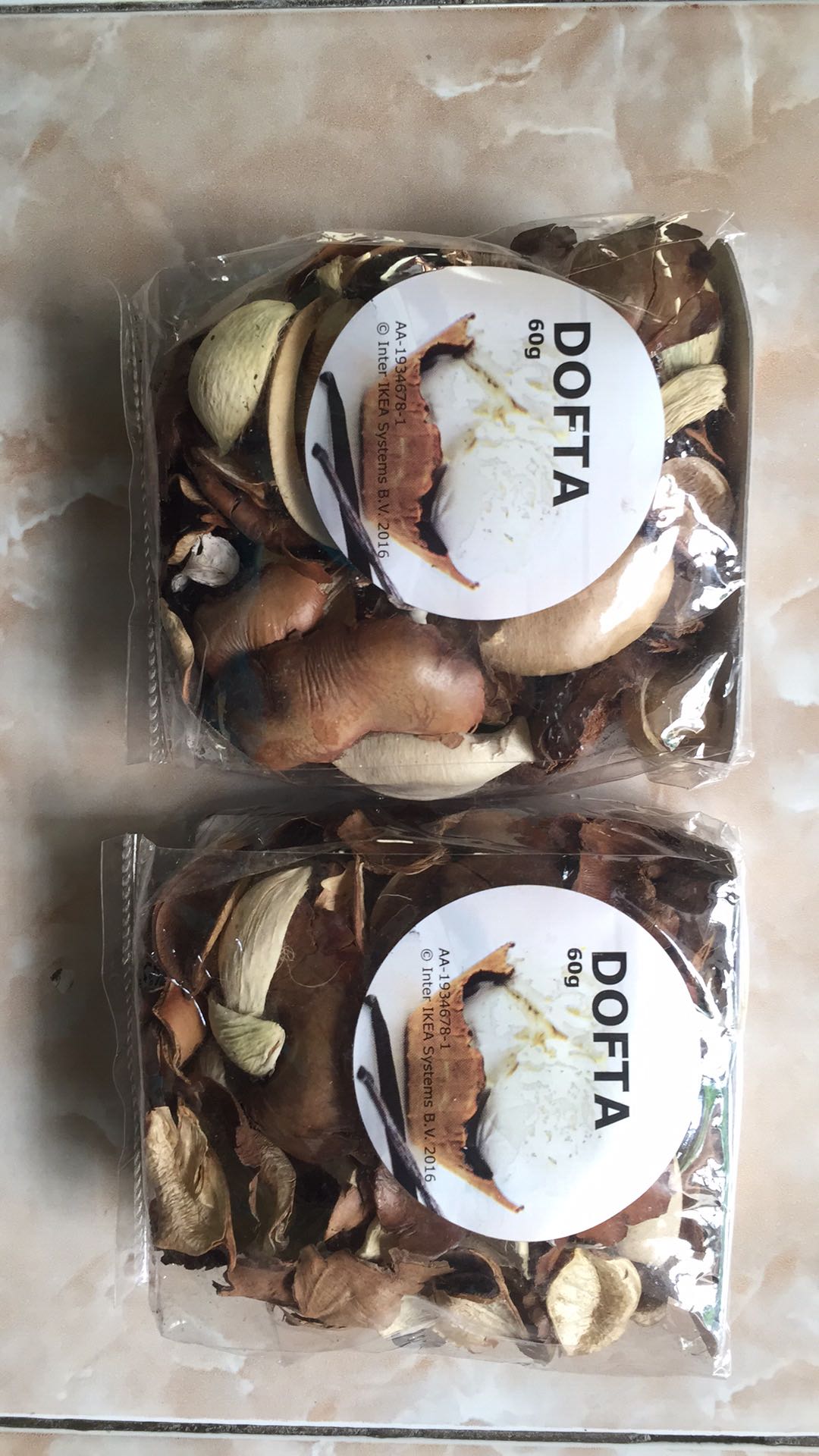 Dofta Potpourri Beraroma / Aroma Terapi / Wangian Berbagai Pilihan Aroma