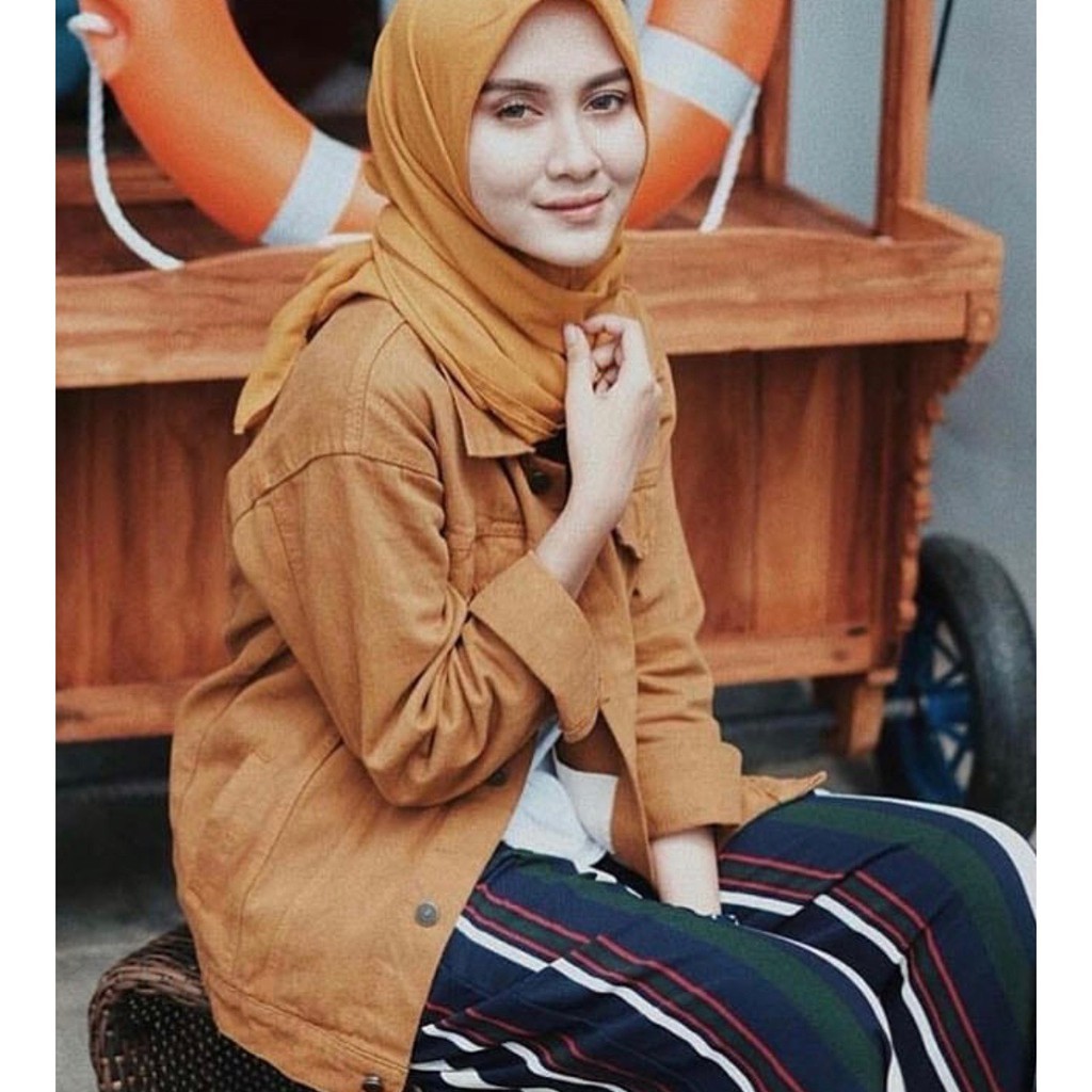 Jaket jeasn Levis Wanita Mustard Wanita High Premium Quality