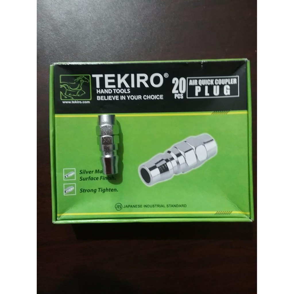 Tekiro Quick Coupler Plug 20 PP / Fitting / Sambungan Selang Kompresor