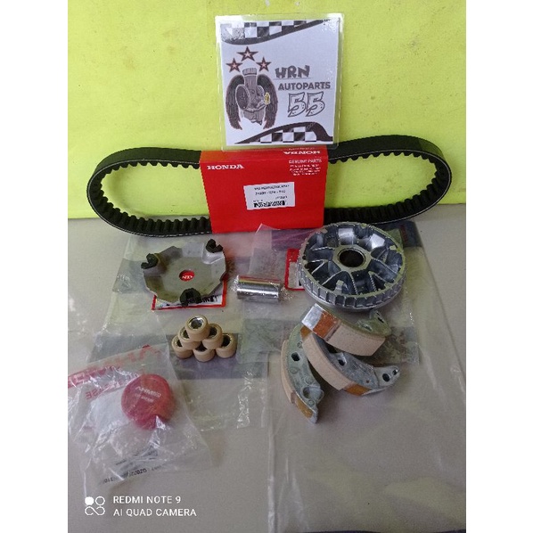 FULL SET PAKET HEMAT CVT HONDA VARIO 125 OLD/VARIO 125 FI OLD/KODE KZR/KWN