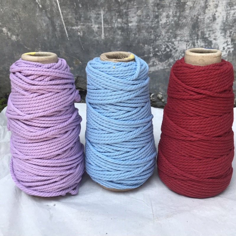 Tali macrame | benang macrame | Tali katun 250gram