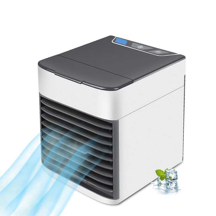 Taffware Kipas Cooler USB Mini Air Conditioner 7 Color LED Humi K-F009