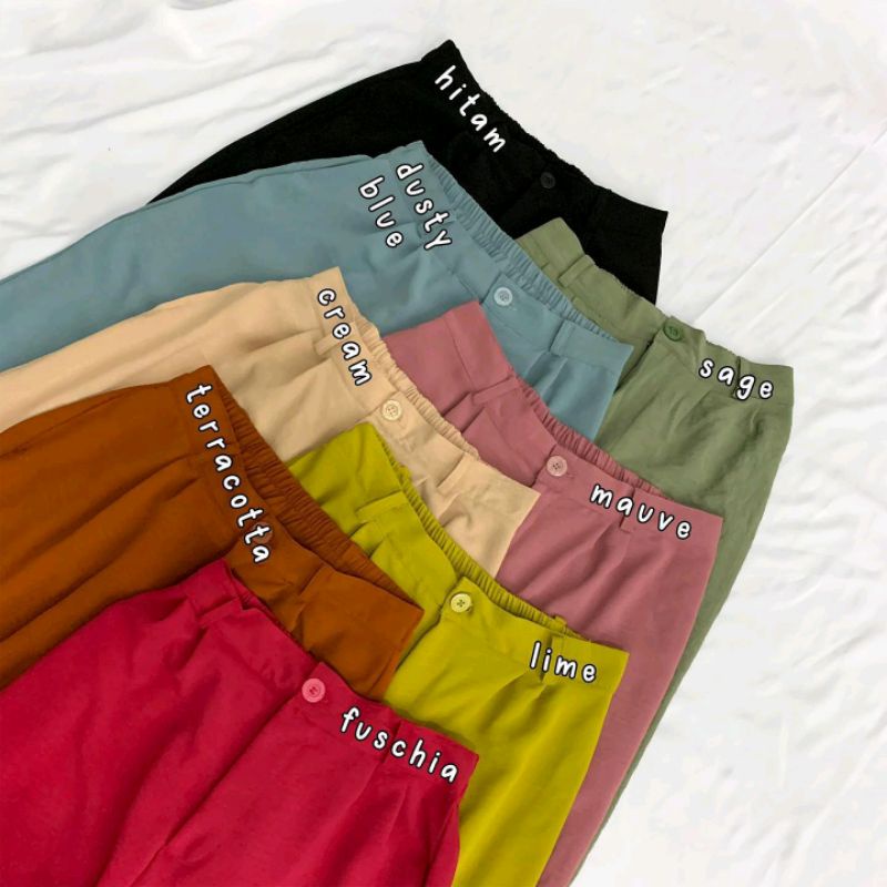 Celana Kulot Wanita Celana Kulot Crinkle Celana Kulot Jumbo Wanita Celana Kulot Premium