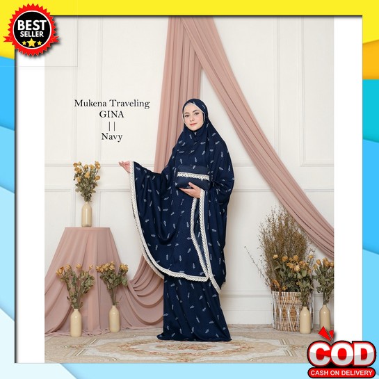 Mukena Dewasa Khodijah Mukena Dewasa Liontin Super Jumbo Motif Full Bordir Renda Kekinian Bahan Kain