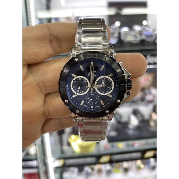 alexandre christie 9205bf collection silver ring hitam
