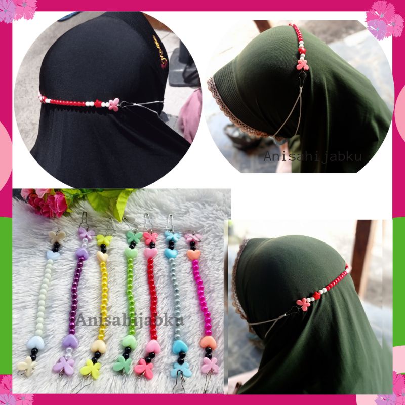 [PROMO] KONEKTOR MASKER HIJAB / KONEKTOR MASKER MUTIARA/KONEKTOR MASKER JILBAB MURAH