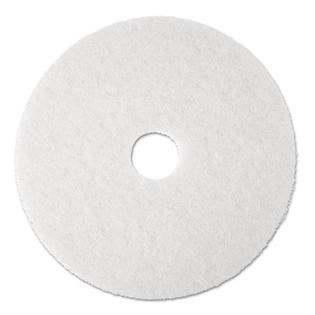 3M White Super Polish Floor Buffing Pad 4100 - 16 inch
