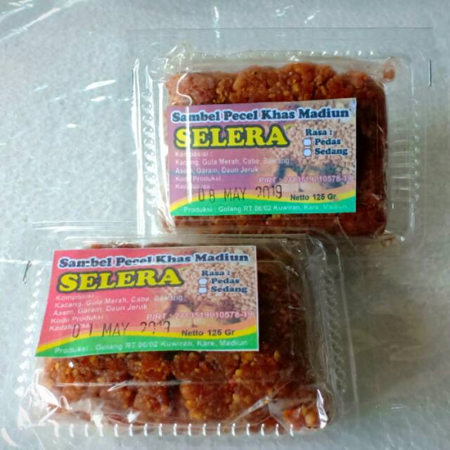 

Sambel pecel asli madiun paling laris kemasan 150G