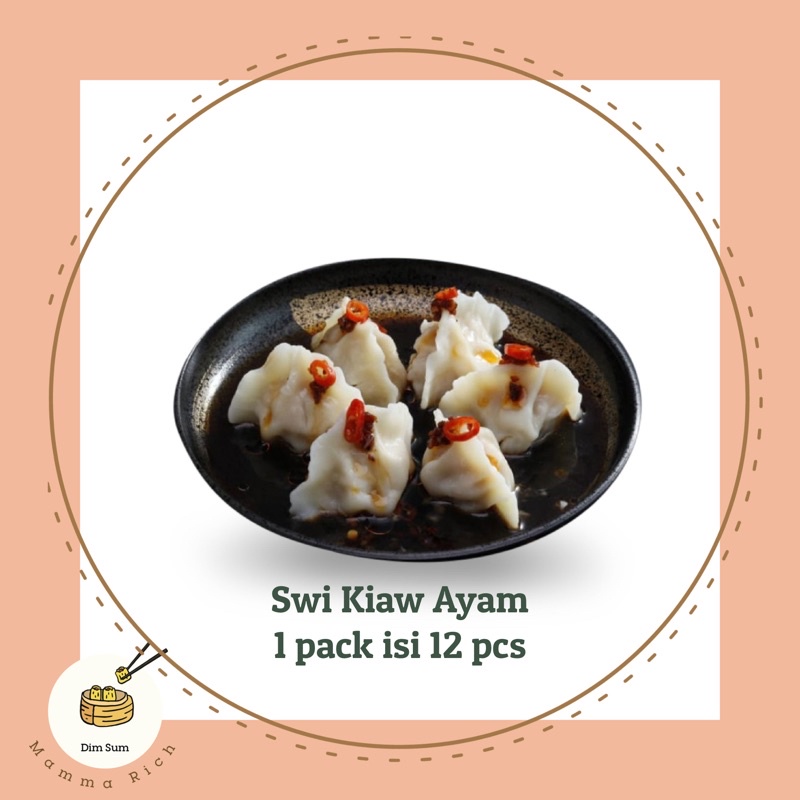 

Frozen dim sum swikiaw ayam 1 pack isi 12. Frozen dimsum suikiaw