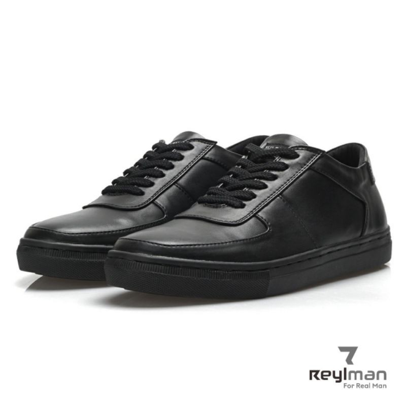 Sepatu Sneakers Reyl Famo Full Black Terkeren Termurah Original
