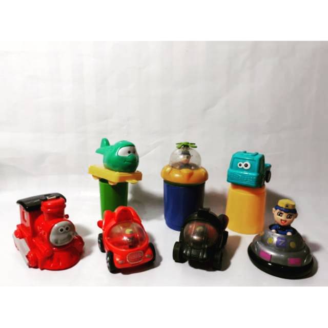 Mainan Mobil Hokben Kidzu Bento Hoka Toys UFO Car Kereta Train Pesawat