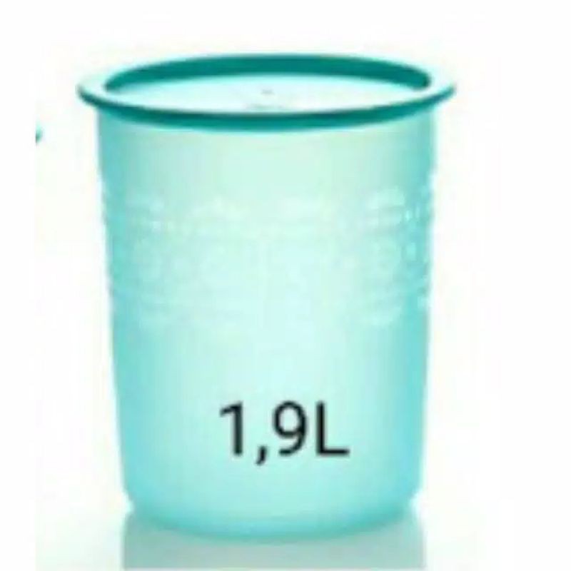 Toples mosaic canister tosca tupperware 1,9 liter