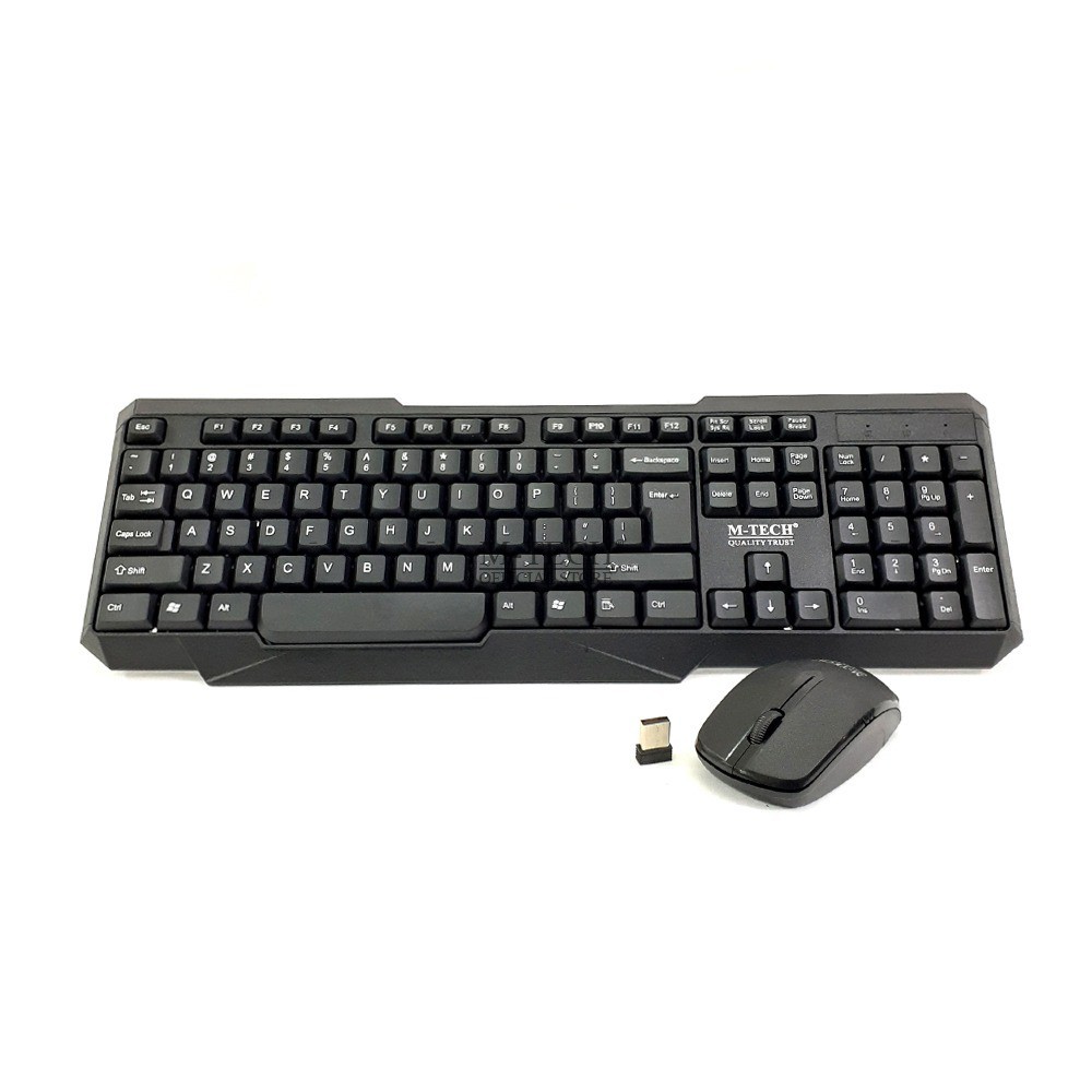 keyboard komputer mouse wireless murah M-Tech