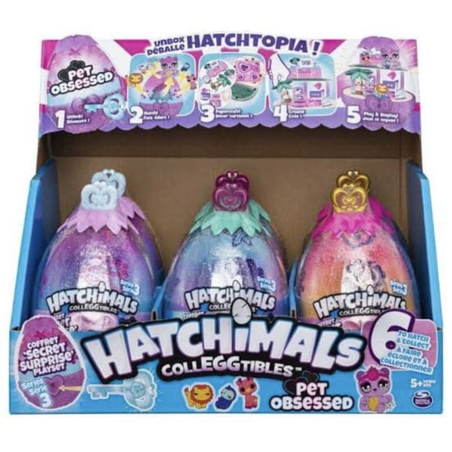 HATCHIMALS COLLEGGTIBLES SECRET SURPRISE PET OBSESSED HATCHTOPIA